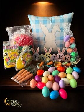 Easter Bunny Décor Set - Pillow Cover & Accessories